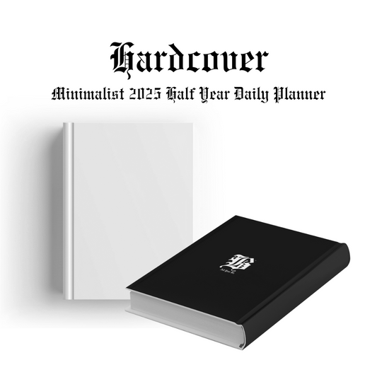 Hardcover Half Year 2025 Daily Planner