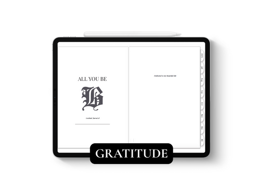 Digital Gratitude Journal