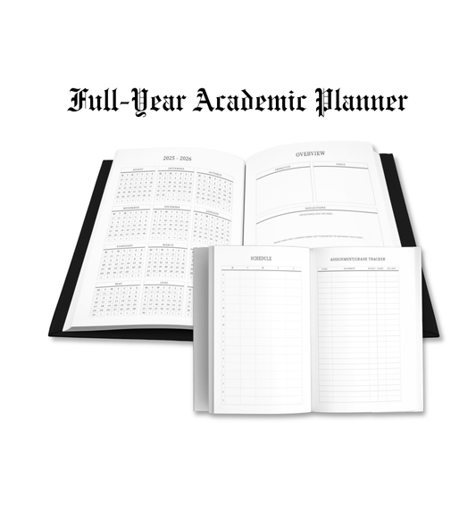 Full-Year Academic Planner